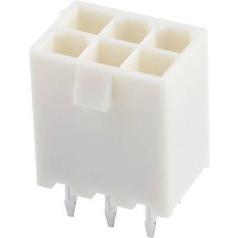 Molex Barrette femelle encastrable (standard) Nbr total de pôles 6 Pas: 4.2 mm 39288060 1 pc(s) Bag W162862 (1/2)