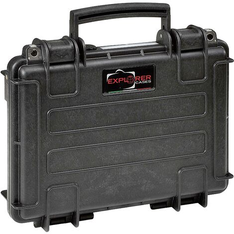 Explorer valise 2712 noire - Valise de rangement avec mousse protectrice