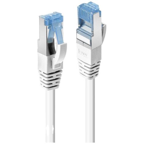 LINDY 47198 RJ45 Câble réseau, câble patch CAT 6 S/FTP 10.00 m blanc 1 pc(s) (1/4)