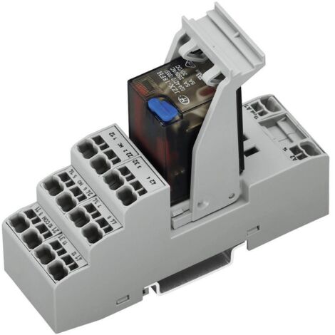WAGO 858-304 Module relais Tension nominale: 24 V/DC Courant de commutation (max.): 5 A 4 inverseurs (RT) 1 pc(s) S78361 (1/2)