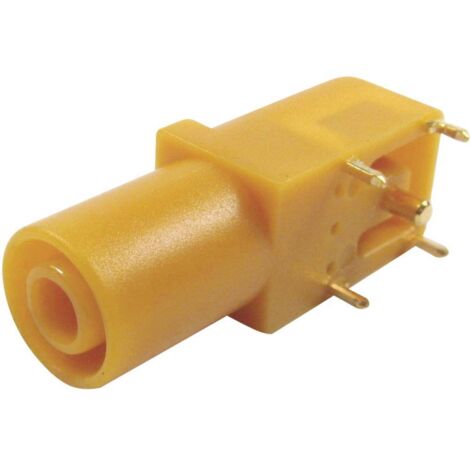 Cliff FCR7350Y Douille de sécurité femelle, coudé Ø de la broche: 4 mm jaune 1 pc(s) W90847 (1/2)