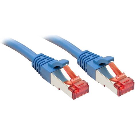 LINDY 47718 RJ45 Câble réseau, câble patch CAT 6 S/FTP 1.50 m bleu 1 pc(s) (1/4)