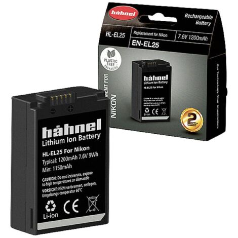 Hähnel HL-E10 3,6V 1050mA Batteria Panasonic DMW-BCE 10, VW-VBJ 10 E-K