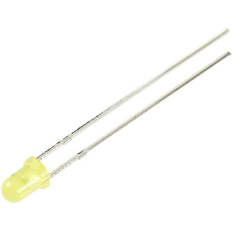 TRU COMPONENTS LED jaune rond 3 mm 330 mcd 30 ° 12 mA 5 V X240302 (1/3)