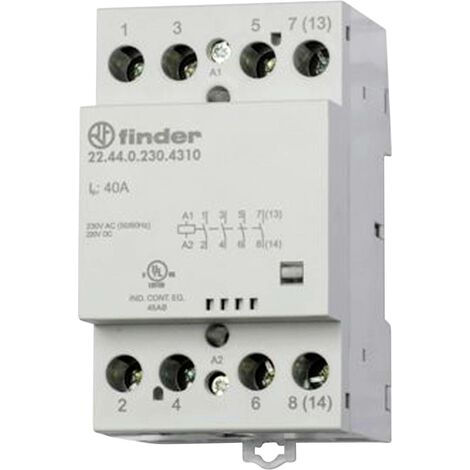 Finder 22.44.0.230.4610 Contacteur d'installation 2 NF (R), 2 NO (T) 440 V/AC 1 pc(s) W418252 (1/2)