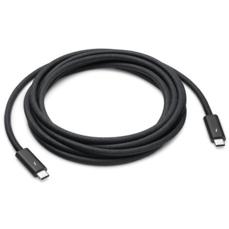 Apple Thunderbolt 4 Pro Câble de raccordement Fiche mâle Thunderbolt® (USB-C™), Fiche mâle Thunderbolt® (USB-C™) 3.00 m noir MWP02ZM/A Câble S812382 (1/2)