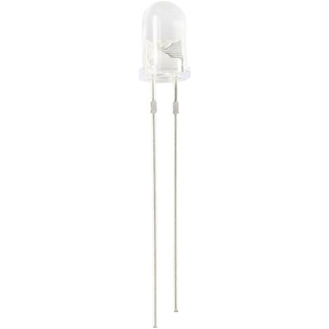 TRU COMPONENTS LED bleu rond 5 mm 1120 mcd 30 ° 1 mA 2.8 V X240212