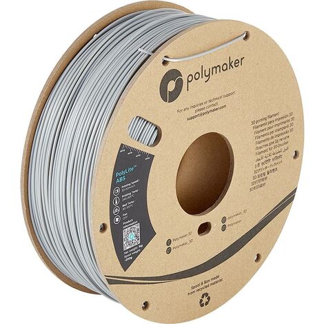 Polymaker PE01003 PolyLite Filament ABS inodore 1.75 mm 1000 g gris 1 pc(s) X250702