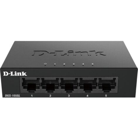 D-Link DGS-105GL/E DGS-105GL/E Switch réseau 5 ports 1 GBit/s