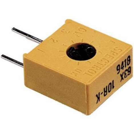 Vishay M63X253KB40 M63X253KB40 Trimmer de précision linéaire 0.5 W 25 kΩ 270 ° 300 ° 1 pc(s) W53583 (1/2)