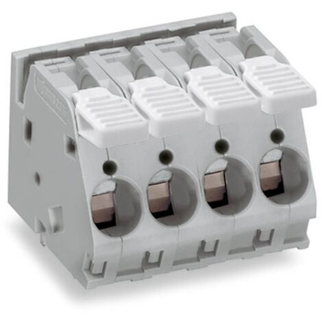 WAGO 2716-152/000-016 Borne pour circuits imprimés 16 mm² Nombre de pôles 2 vert-jaune 1 pc(s)