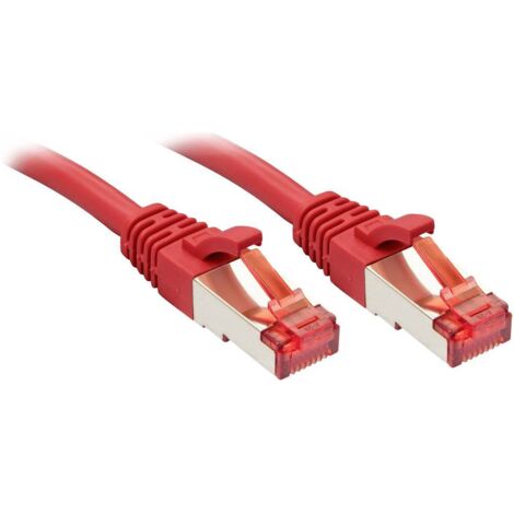 LINDY 47739 RJ45 Câble réseau, câble patch CAT 6 S/FTP 15.00 m rouge 1 pc(s) (1/4)