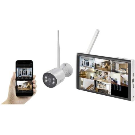 Set pour caméra de surveillance Sygonix SY-5046554 - 8 canaux avec 1 caméra 1920 x 1080 pixels 2.4 GHz S525442 (1/6)