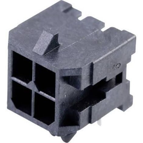 Molex Barrette mâle encastrable (standard) Nbr total de pôles 4 Pas: 3 mm 430450400 1 pc(s) Tray W163412 (1/2)