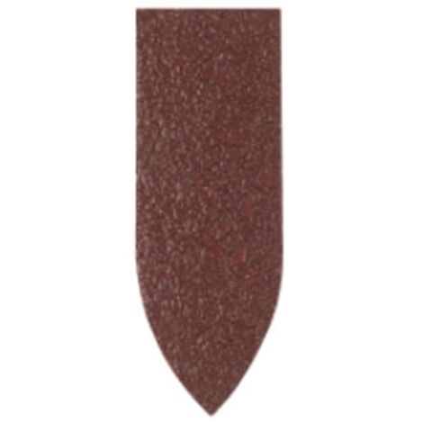 Feuille abrasive Delta avec bande auto-agrippante, non perforé Bosch Accessories 2609256A39 Grain 12