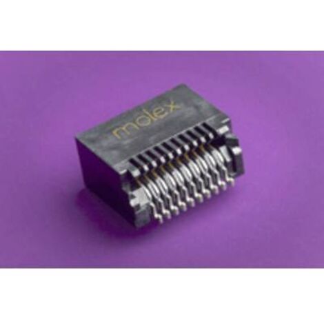 Molex Connecteur femelle SFP Nbr total de pôles 20 Pas: 0.8 mm 744410001-480 480 pc(s) Tape on Full reel W375512 (1/2)
