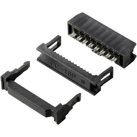 TRU COMPONENTS TC-9878220 Raccord Nbr de rangées: 2 Nombre de pôles par rangée: 8 1 pc(s) W803332 (1/4)