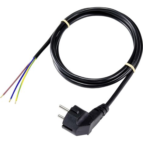 Sygonix SY-5043478 alimentation Câble de raccordement noir 2.00 m S594202 (1/2)