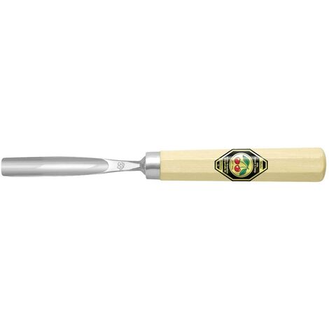 KIRSCHEN 3219002 CISEAUX DE SCULPTEURS AVEC MANCHE COUPE 10 COURBÉ 2MM, BEIGE/ARGENT (1/2)