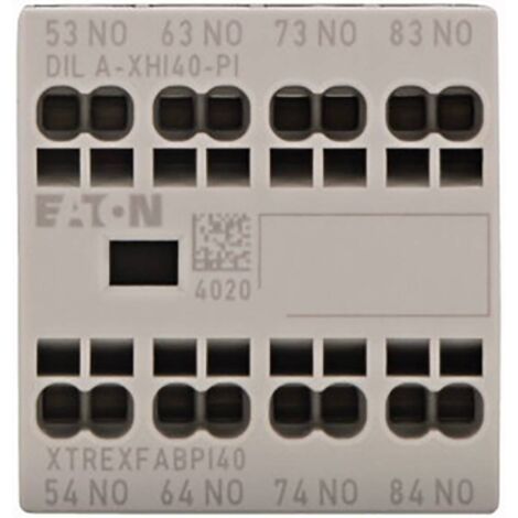 EATON DILA-XHI40-PI BLOC DE CONTACTS AUXILIAIRES 4 NO (T) 4 A 1 PC(S) 199317 (1/4)