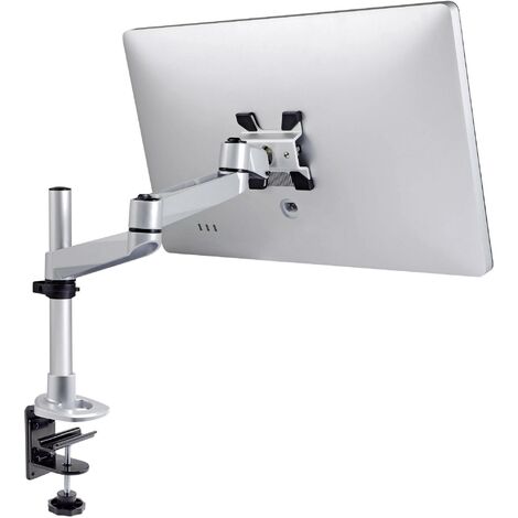 Support de table pour écran SpeaKa Professional SP-1624924 25,4 cm (10") - 76,2 cm (30") réglable en hauteur, inclinable, mobile, rotatif argent-noi W78529 (1/4)
