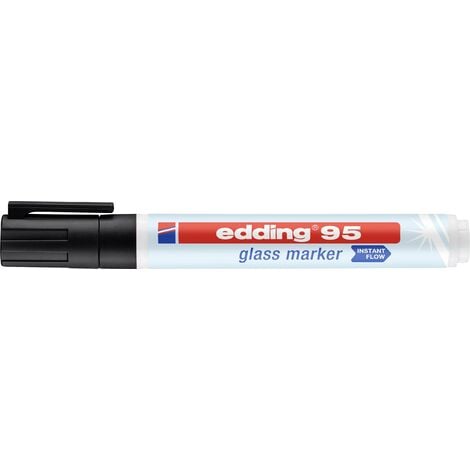 Edding e-95 4-95001 Marqueur pour verre noir 1.5 mm, 3 mm W698022
