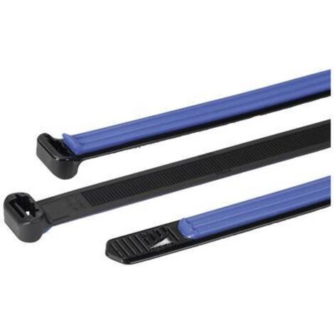 HellermannTyton 111-50001 SGT100S-PA66HIRHSUV/TPE-BK/BU Serre-câble 12.7 mm noir/bleu 1 pc(s) X533342 (1/2)