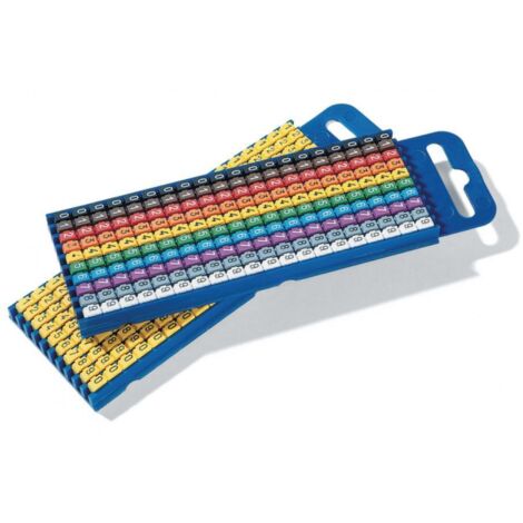 Clip de marquage WIC1 pour câbles Ø 2 à 2.80 mm – Impression 0-9 – Polyamide – Protection UL94 V0 – Hellermanntyton (1/3)
