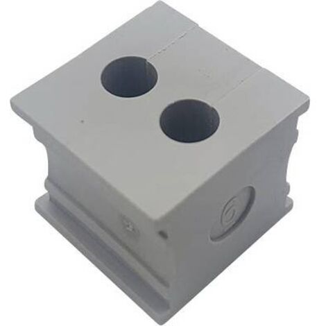 TRU COMPONENTS ELT 2/6 Passe-câbles fendu Ø max. des bornes 6 mm Elastomère gris 1 pc(s) S652572 (1/3)