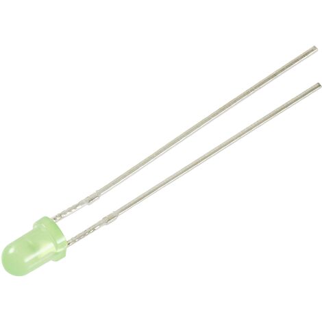 TRU COMPONENTS LED vert rond 3 mm 1560 mcd 30 ° 12 mA 5 V X240342 (1/3)