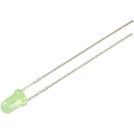 TRU COMPONENTS LED jaune-vert rond 3 mm 150 mcd 30 ° 12 mA 5 V X240362 (1/3)