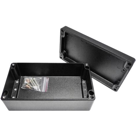 Reltech EfaBox 128-000-660 Boîtier universel 220 x 120 x 81 aluminium revêtement par poudre noir 1 pc(s) S613082 (1/2)