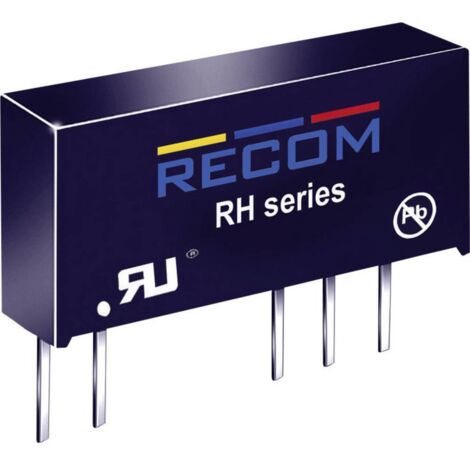 Convertisseur CC/CC pour circuits imprimés RECOM RH-0515D Nbr. de sorties: 2 x 5 V/DC 15 V/DC, -15 V/DC 33 mA 1 W 1 pc(s) X48900 (1/3)