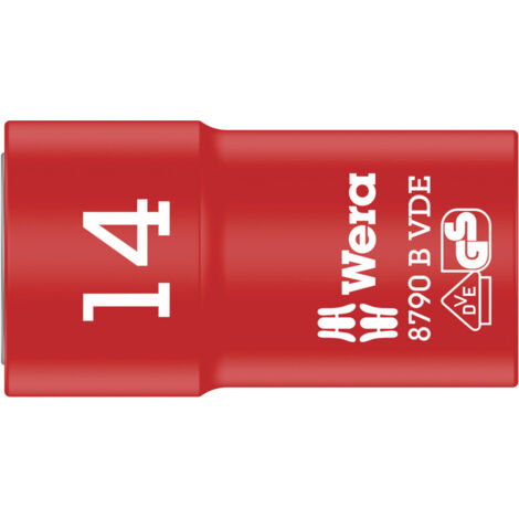 Wera 8790 B VDE 05004958001 6 pans extérieurs Douille VDE 14 mm 3/8" (10 mm) (1/5)