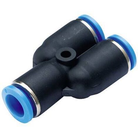 TRU COMPONENTS Raccord en Y PY10 Ø de tuyau: 10 mm 1 pc(s) X938372 (1/2)