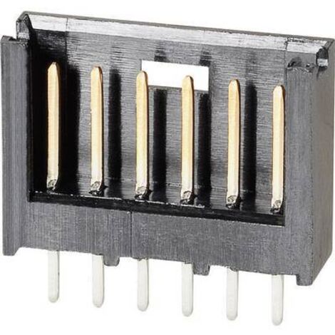 Barrette mâle (standard) série AMPMODU MOD II mâle, droit 4 pôles TE Connectivity 280371-2 Pas: 2.54 mm 1 pc(s) V466801 (1/3)