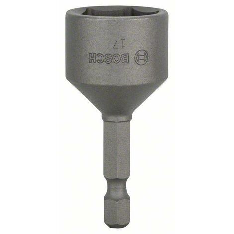 Bosch – Douille pour vis à six pans 17 mm – 2608550072 – Longueur 50 mm – Queue 1/4" pour filetage M3 – Pour bois dur et teck (1/5)