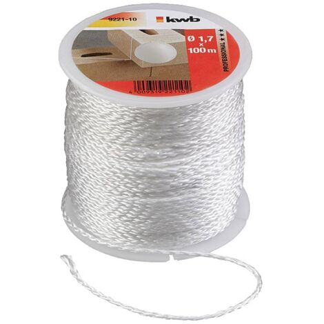 kwb 922110 Cordon de maçonnerie 1,7 mm blanc 100 m