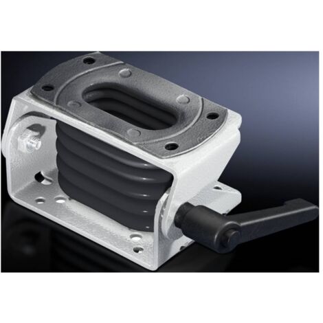 Adaptateur d'inclinaison pivotant, inclinable Rittal 6206.460 Tôle d'acier, plastique gris clair (RAL 7035), gris graphite (RAL 7024) 1 pc(s) Y044241 (1/2)