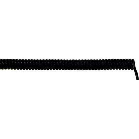 LAPP 73220275 Câble spiralé UNITRONIC® SPIRAL 100 mm / 400 mm 18 x 0.25 mm² noir 1 pc(s) X761331 (1/2)