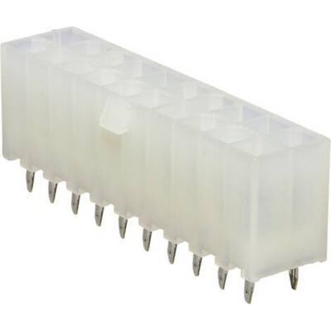 Molex Barrette femelle encastrable (standard) Nbr total de pôles 20 Pas: 4.2 mm 39281203 1 pc(s) Bag W162812 (1/2)