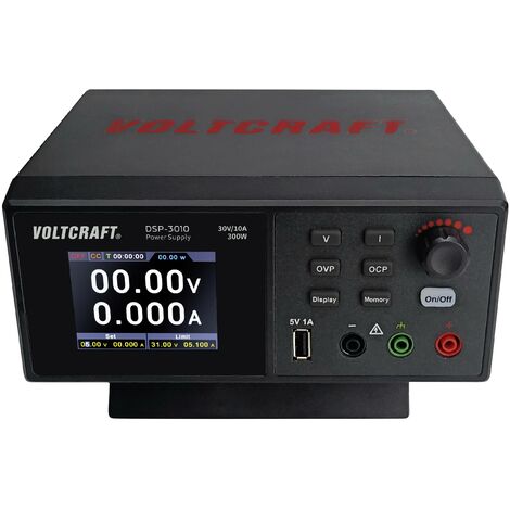 Alimentation de laboratoire réglable VOLTCRAFT DSP-3010 0 - 30 V 0 - 10 A 300 W femelle USB A 2.0 télécommandable Nbr. de sorties 1 x W182822 (1/5)