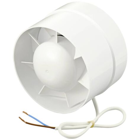 Sygonix – Ventilateur tubulaire encastrable 125 mm SY5233250 – Débit d'air 240 m³/h – Moteur à roulement à billes – Émission sonore 34 dB(A) - X988532