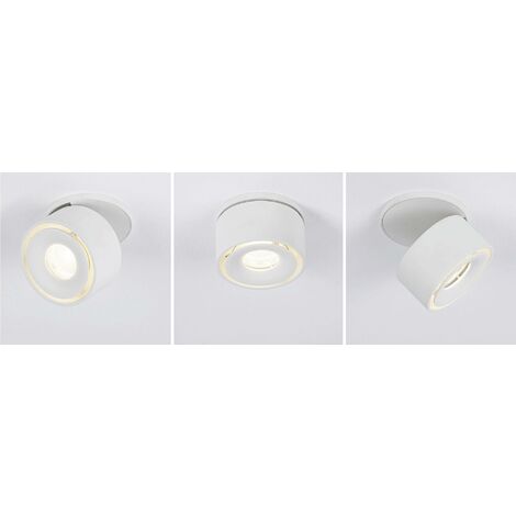 Paulmann 93372 Spircle Luminaire à LED encastrable LED LED intégrée 8 W blanc Y458342