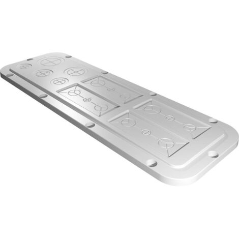 Rittal AX 2563.200 2563200 Plaque pour presse-étoupes (L x l) 149 mm x 447 mm plastique gris 1 pc(s) Y358082 (1/2)