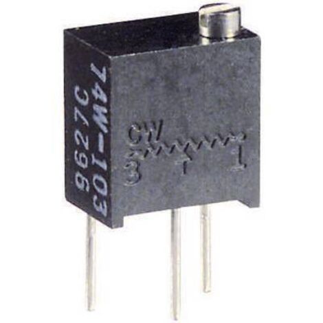 Vishay T63YB203KT20 T63YB203KT20 Potentiomètre variable 12 tours linéaire 0.25 W 20 kΩ 4320 ° 1 pc(s) W52006 (1/2)