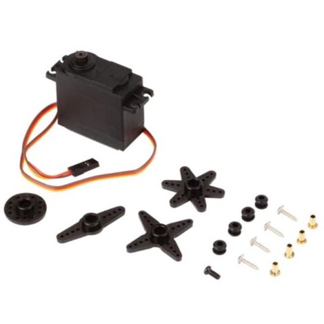 Servo Numérique 17g à Engrenages Métalliques - Haute Vitesse - Adapté RC 1/18, Avions, Hélicoptères, Bateaux, Robots