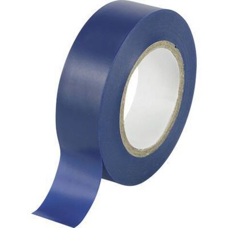 TRU COMPONENTS TC-9559256 Ruban isolant bleu (L x l) 20 m x 19 mm 1 pc(s) Y606912 (1/2)