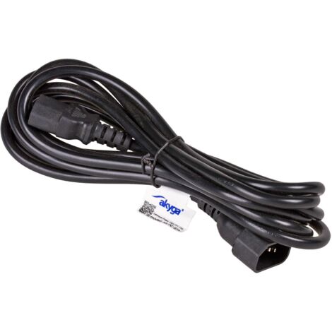Câble de raccordement Akyga alimentation [1x Secteur femelle C13 - 1x Secteur mâle C14] 3.00 m noir (1/5)