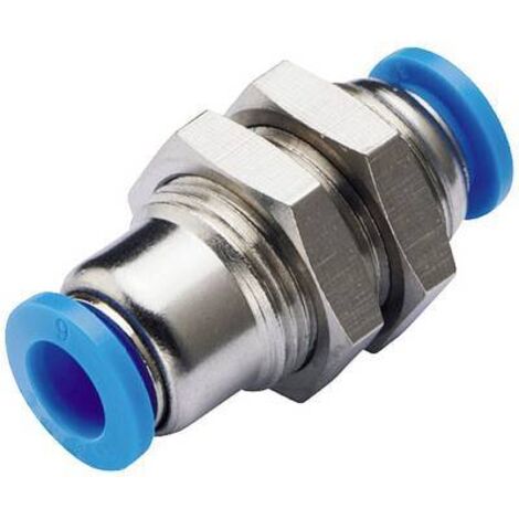 TRU COMPONENTS Raccord droit PM6 Ø de tuyau: 6 mm 1 pc(s) X938362 (1/2)